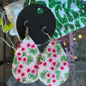 Floral Teardrop Earrings